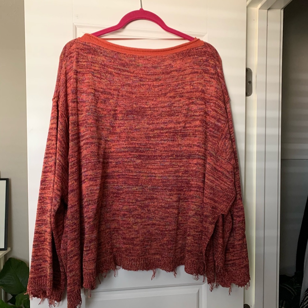 Free People Sweater Red knit - Picture 3 of 3
